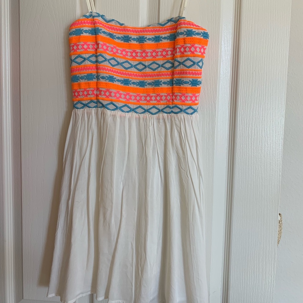 Olivaceous summer sun dress